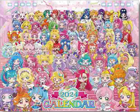 『プリキュアオールスターズ』2024年卓上カレンダー CL-019